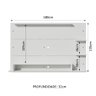 Painel para TV até 60 Polegadas Madesa Alfa Branco Cor:Branco - 3