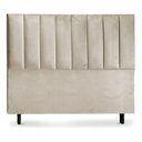 Ver imagem 1 de Cabeceira de Cama Box Roma Casal 140 Cm Suede Bege Eli Móveis e Decoração