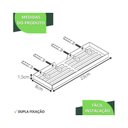 Ver imagem 7 de Porta Shampoo Suporte de Parede Banheiro Inox Branco F.max