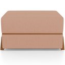 Ver imagem 3 de Kit 02 Puffs Decorativo Retangular para Sala de Estar Domus L02 Linho Rosê - Lyam Decor