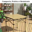 Ver imagem 2 de Mesa Dobrável Portátil para Camping - Prática e Resistente