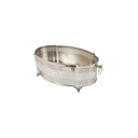 Ver imagem 2 de Cachepot Metal Trabalhado Pés Alças Médio Decorativo Plantas