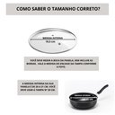 Ver imagem 4 de Tampa de Vidro Temperado Avulsa para Panela Caçarola Frigideira 20 Cm