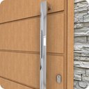 Ver imagem 2 de Puxador Inox U Para Porta Pivotante Alto Brilho 50cm
