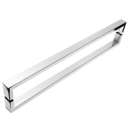 Puxador Inox U Para Porta Pivotante Alto Brilho 1.50 metro - 3