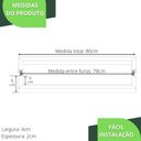 Ver imagem 6 de Puxador Inox U Para Porta Pivotante Preto Fosco 80cm