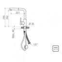 Ver imagem 3 de Misturador Monocomando com Extensor para Cozinha Inox Monde Plus Tramontina