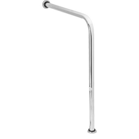 Barra De Apoio Segurança Para Sanitário Em L 70x60cm