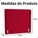 Ver imagem 7 de Cabeceira de Cama Box Estofada 90 Cm Solteiro Stela Veludo