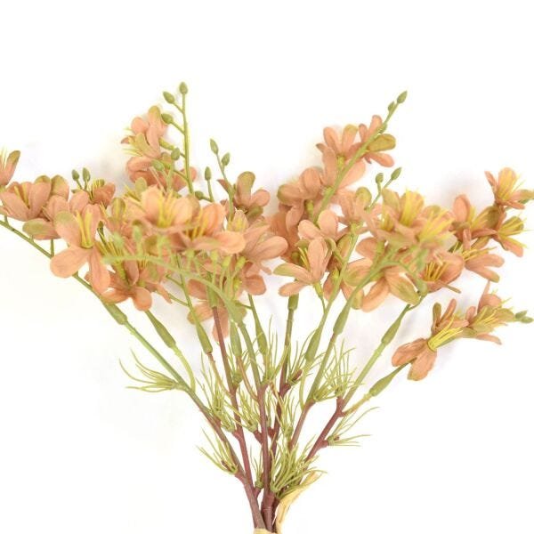 Flores artificiais Buquê Flor-do-Campo Artificial Envelhecida Marrom|Linha permanente Formosinha - 2