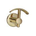 Ver imagem 2 de Cabide para Roupa Banheiro de Metal Dourado Cony