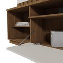 Ver imagem 5 de Home Painel Diamantina para Tv até 60” Polegadas com 1 Porta Amendoa/off White