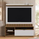 Ver imagem 2 de Home Painel Diamantina para Tv até 60” Polegadas com 1 Porta Amendoa/off White