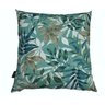 Capa de Almofada Waterblock Impermeável Antimofo Antiácaro Área Externa 45cmx45cm:Folha verde/azul - 11
