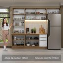 Ver imagem 6 de Armário de Cozinha Completa 270cm Rustic/branco Stella Madesa 11