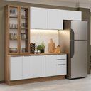 Ver imagem 1 de Armário de Cozinha Completa 270cm Rustic/branco Stella Madesa 11