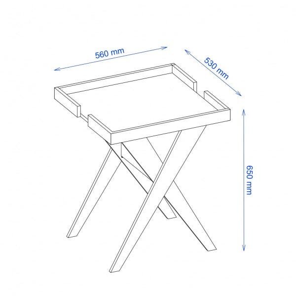 Mesa de Apoio Lateral Sweet Caemmun - 3