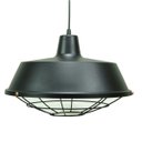 Ver imagem 4 de Luminária Pendente Industrial Retro 36cm Grade Preta e Cobre