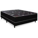 Ver imagem 1 de Cama Box Conjugado Casal Ortopédico Preto Oriental 45x138x188 Ducci