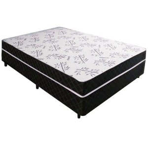 Cama Box Conjugado Casal Ortopédico Branco Bamboo 45x138x188 Ducci