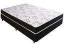 Ver imagem 1 de Cama Box Conjugado Casal Ortopédico Branco Bamboo 45x138x188 Ducci