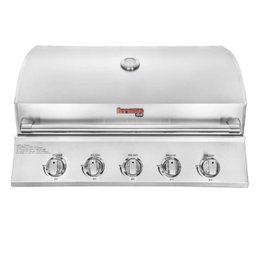 Combo Churrasqueira à Gás Bonezze Pro 5 + Chapa de Ferro Fundido - Gás GLP - Botijão - 3