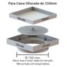 Ralo Invisível/oculto com Tela de Proteção Branco 150 mm - 2