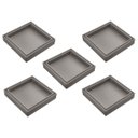 Ver imagem 3 de Kit Com Cinco Ralos Invisíveis/ocultos com Tela de Proteção Cinza Escuro