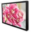 Ver imagem 3 de Quadro Decorativo Caixa Floral Orquídea Rosa Tacolado Moldura Caixa 3cm Branca sem Vidro 80 X 120cm