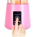 Ver imagem 4 de Mini Liquidificador Rosa Mixer Portatil 380Ml Usb - Rosa