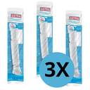 Ver imagem 4 de Kit 3un Sifão Sanfonado Extensivo Universal Abs Branco Astra