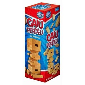 Jogo Caiu Perdeu 54 Peças Pais e Filhos
