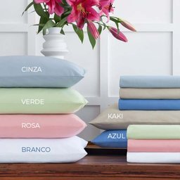 Jogo De Cama Novara Andreza Enxovais Caqui King - 2 Jogo De Cama Novara Andreza Enxovais Caqui King - 2