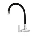Ver imagem 1 de Torneira para Cozinha Aço Inox 304 Parede Bica Grande 54cm Flexível Articulada 360° Gourmet Cromada