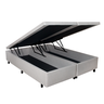 Cama Box Baú Queen 158x198x42cm Courino Linho com Pistão a Gás - 3