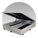 Ver imagem 4 de Cama Box Baú Queen 158x198x42cm Courino Linho com Pistão a Gás