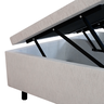 Cama Box Baú Queen 158x198x42cm Courino Linho com Pistão a Gás - 8