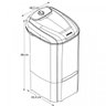 Lavadora Semiautomática 10kg LCB10 Colormaq 127V - 5