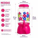 Ver imagem 4 de Suqueira Dispenser Multiuso Florida para Bebidas e Produtos de Limpeza Polipropileno com Torneira
