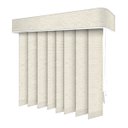 Ver imagem 3 de Persiana Vertical Natural - 1,30m Larg X 1,30m Alt - Tecido Blackout - Persianet