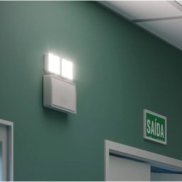 Luminária Emergência Led Evo 2 Blocos Autônomo 5w 6000k 600lm Br Avant - 2