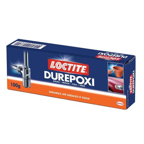 Durepoxi Seca em 2h com 100 Gramas - 1621094 - Loctite Durepoxi Seca em 2h C/100gr Alba Quimica