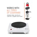 Ver imagem 6 de Elite Gourmet Chapa Elétrica Portátil de Ferro Fundido 1000w com Controle de Temperatura (branca)