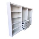 Ver imagem 2 de Kit Modulado Closet e Lojas 100% Mdf Branco - Suprema Móveis