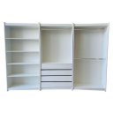 Ver imagem 1 de Kit Modulado Closet e Lojas 100% Mdf Branco - Suprema Móveis
