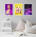 Ver imagem 1 de Kit 3 Quadros Saint Germain e Jesus Cristo 45x34cm:madeira Preta