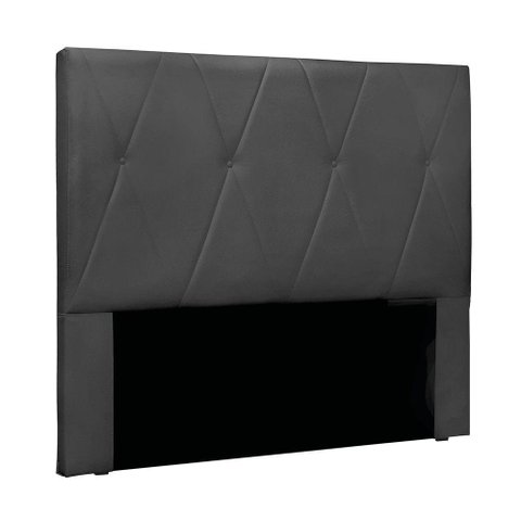 Cabeceira Cama Box Queen 160 Cm Aquilla Veludo Preto S04 - D'Rossi