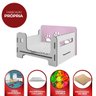 Cama pet em mdf para cachorro Valente com colchão Rosa Amo Móveis - 4