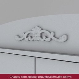 Guarda-Roupa Infantil 4 Portas 4 Gavetas Provençal Henn - 5 Guarda-Roupa Infantil 4 Portas 4 Gavetas Provençal Henn - 5