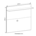 Ver imagem 3 de Rack com Painel para Tv até 40 Polegadas Benevello 2 Portas Siena/branco - Quiditá Móveis